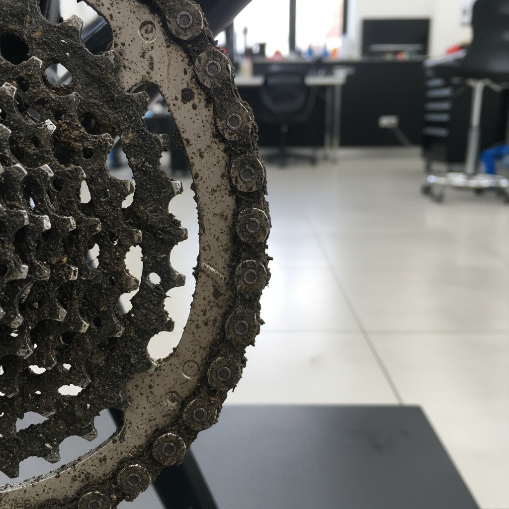 A transmissão suja é um dos principais vilões, acelerando o desgaste e comprometendo a performance da sua MTB.