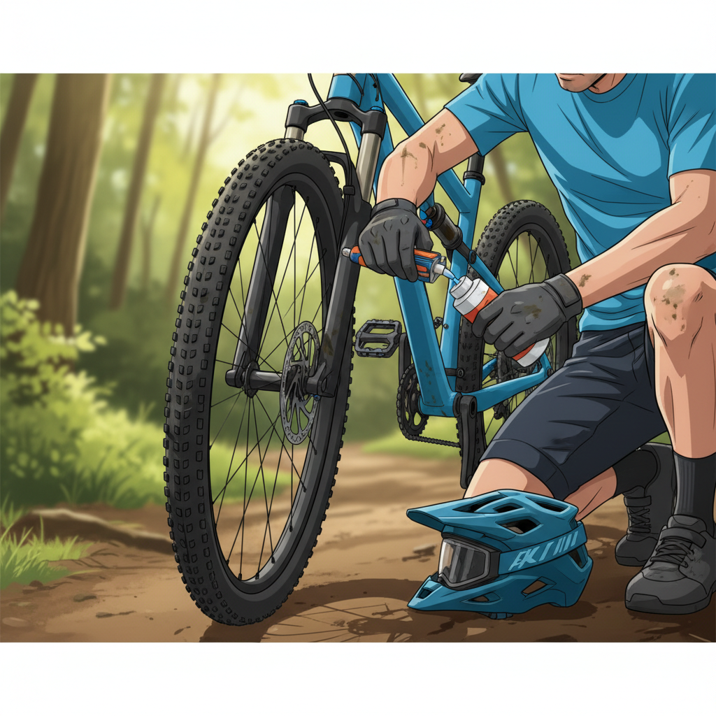 Um ciclista mostra como a manutenção preventiva pode prolongar a vida útil das peças, essencial em tempos de crise.