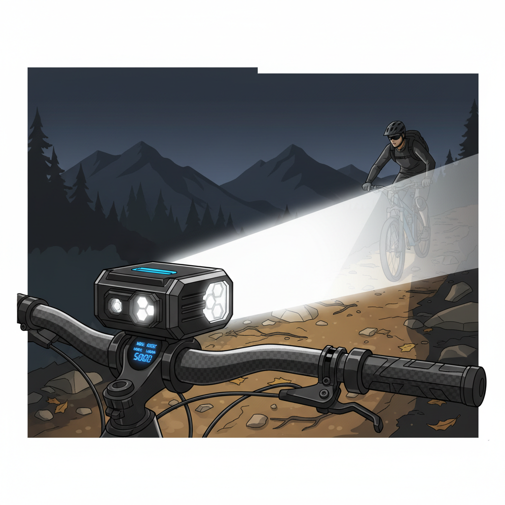 Um sistema de iluminação inteligente é a base para a segurança e o desempenho no mountain bike noturno.