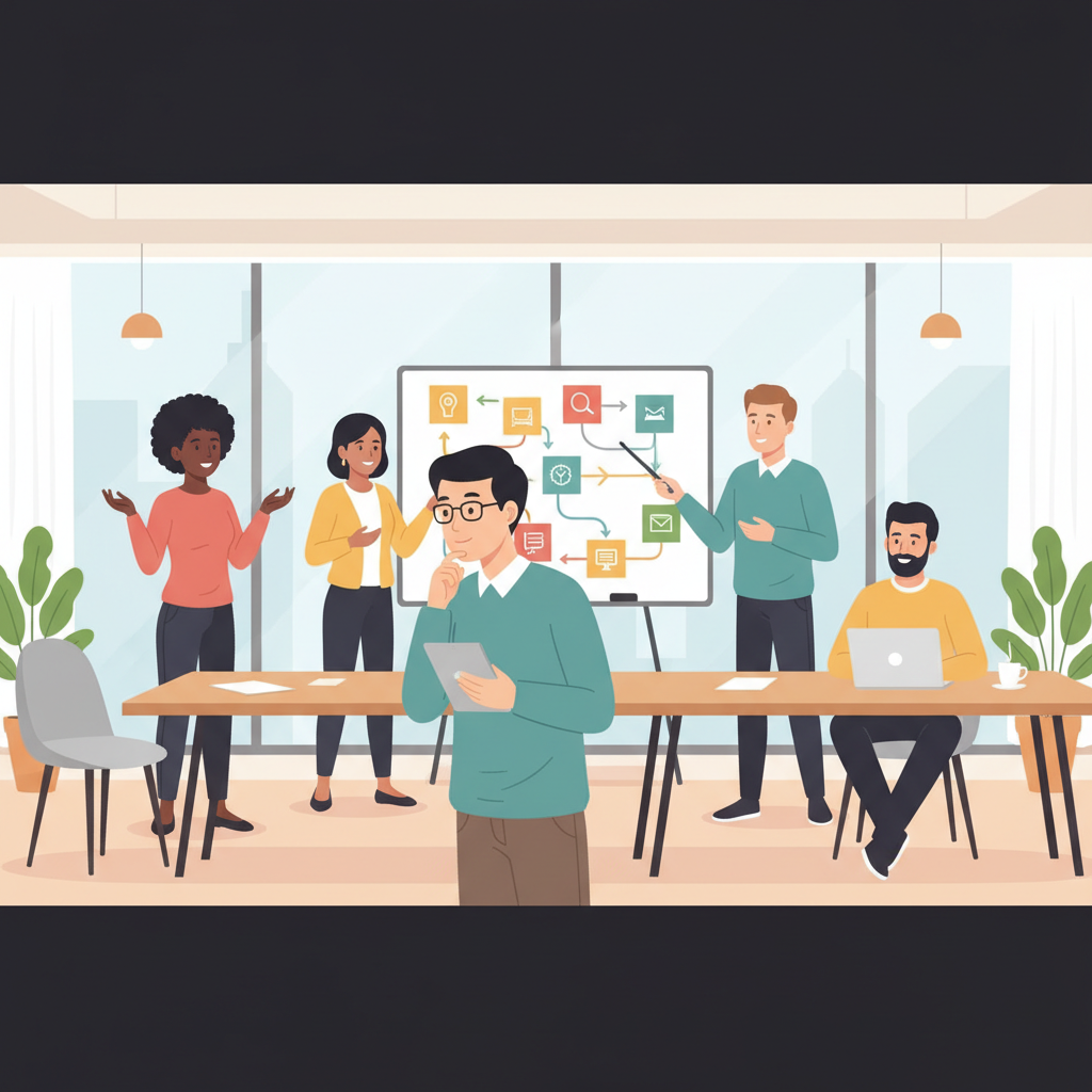 A empatia é a chave para a comunicação eficaz e para a construção de um ambiente de trabalho colaborativo e engajador.